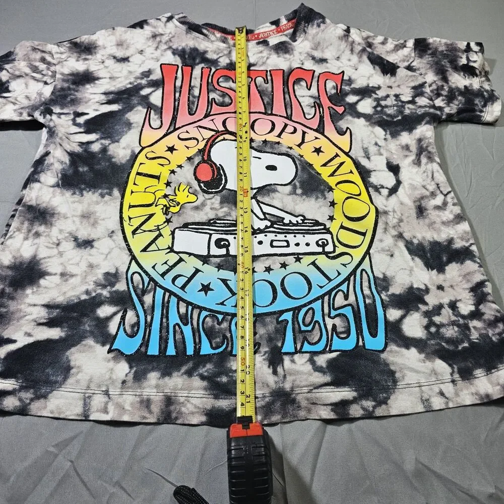 Justice girls Snoopy oversized tee size Youth L